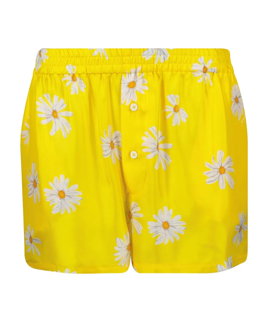 Floral-Printed Elasticated Waistband Shorts