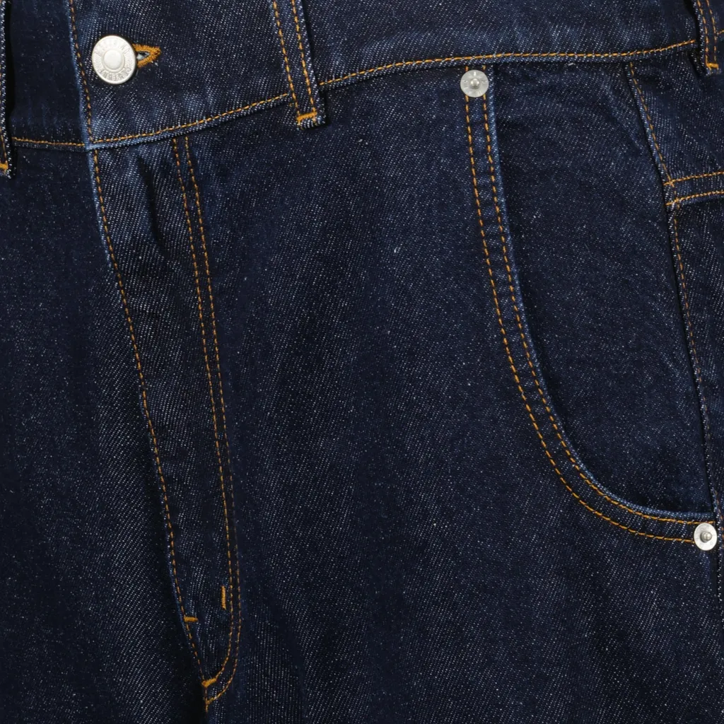 Belt Loop Denim Trousers