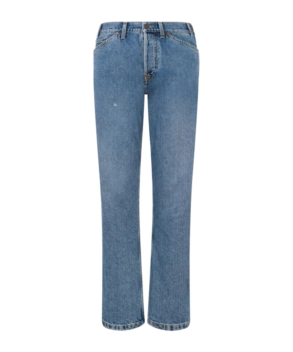 Belt Loop Denim Trousers