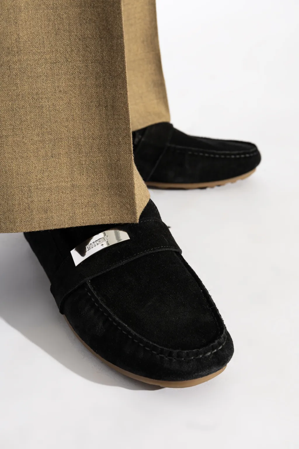Logo Engraved Loafers