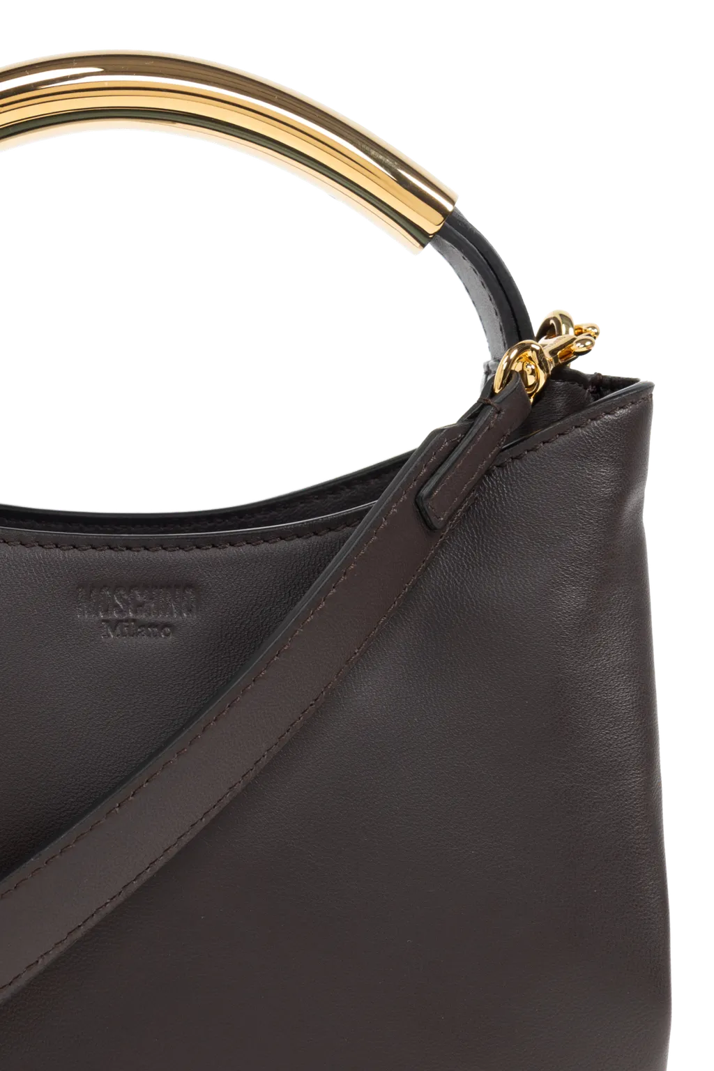 Logo Detailed Top Handle Bag