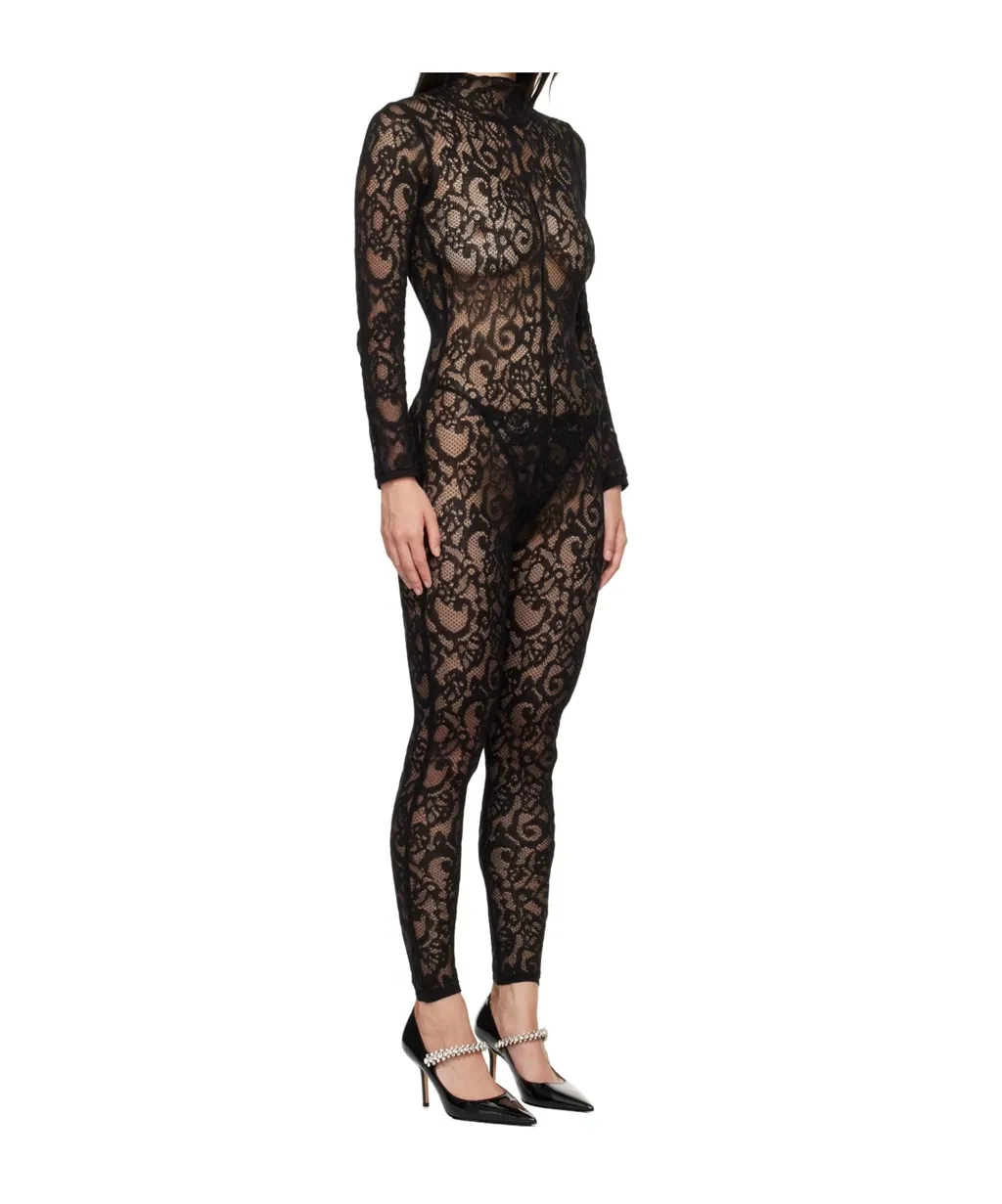 Black Lace Jumpsuit