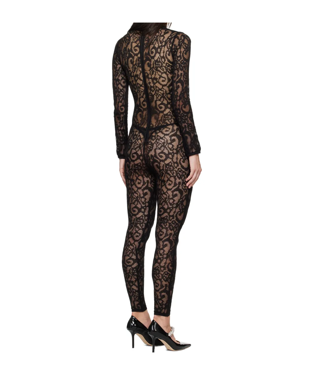 Black Lace Jumpsuit