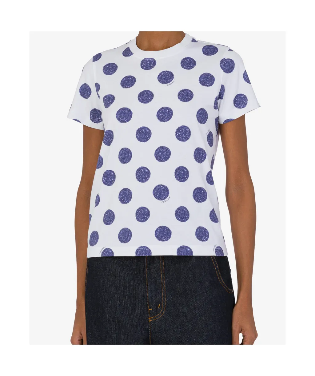 Polka Dot-Print T-Shirt