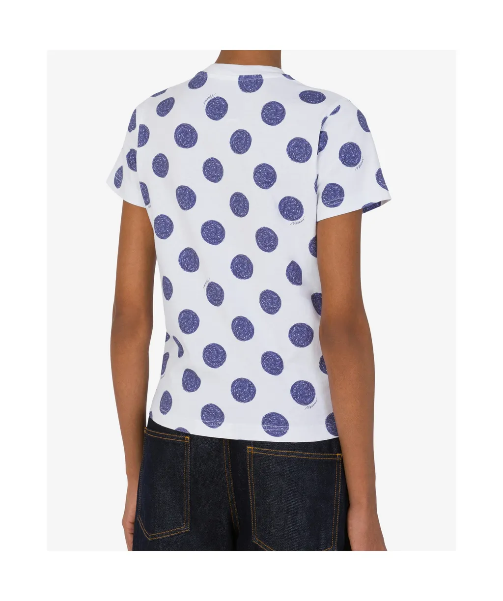 Polka Dot-Print T-Shirt