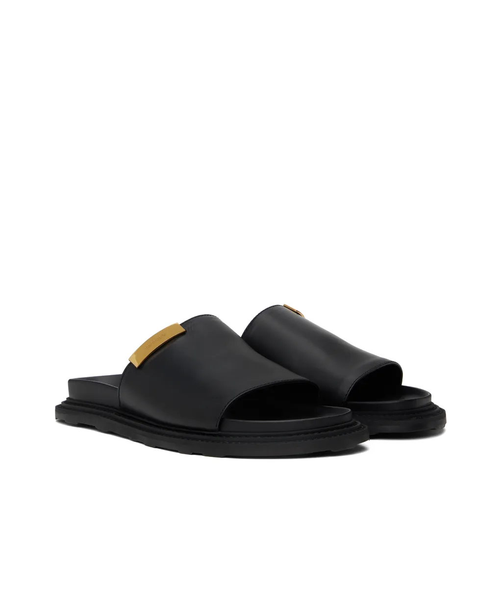 Logo Plaque Sandals