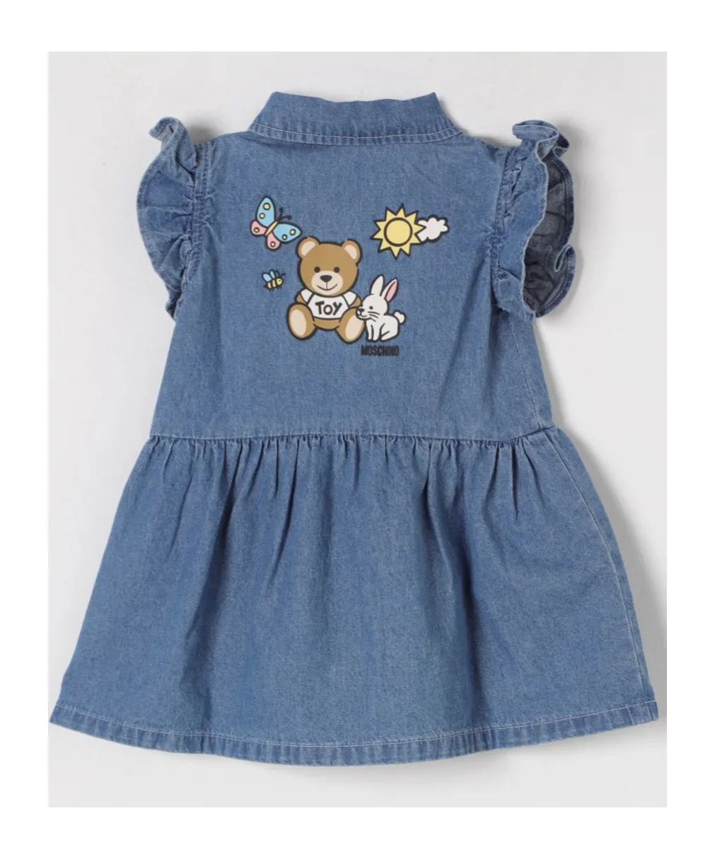 Teddy Bear Chambray Dress