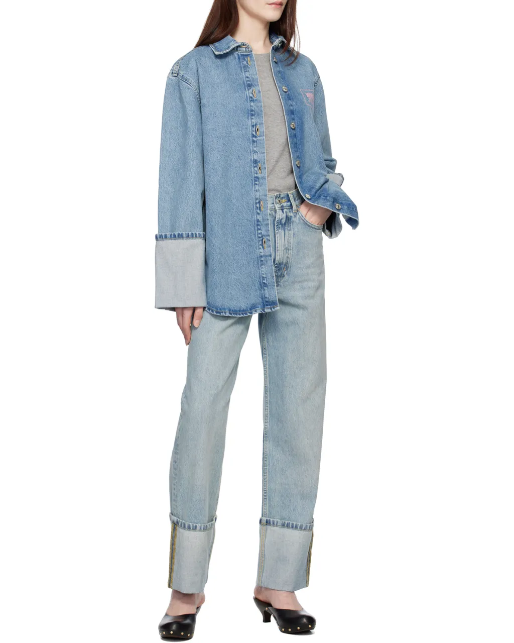 Long Sleeve Denim Shirt