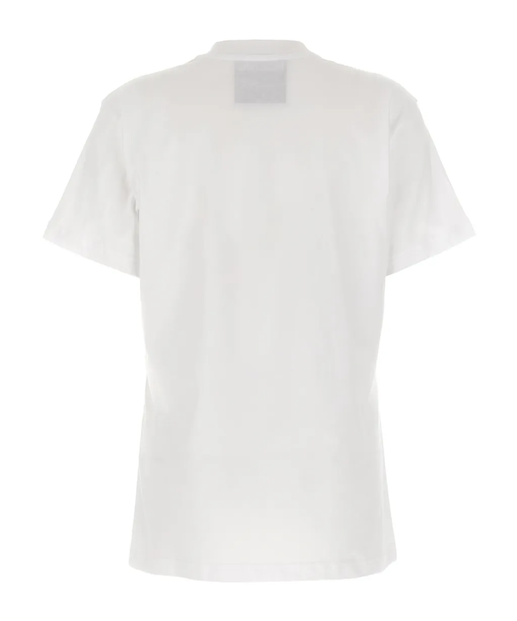 Teddy Bear-Printed Crewneck T-Shirt