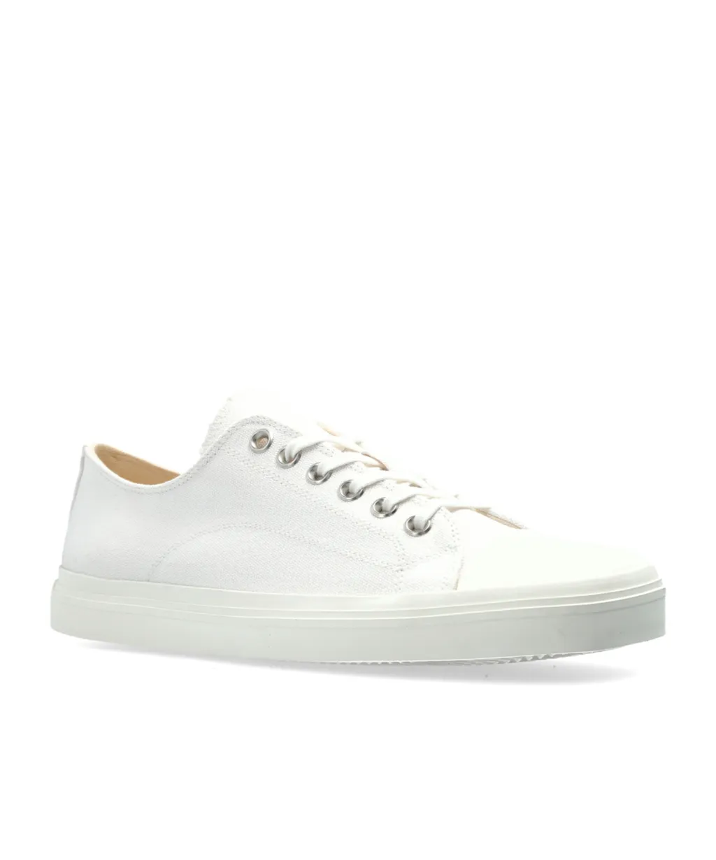 Contrast-Stitched Lace-Up Sneakers