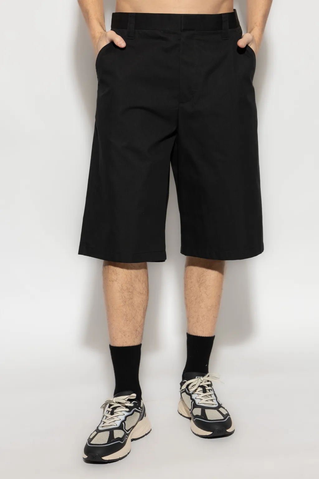 Straight Leg Bermuda Shorts