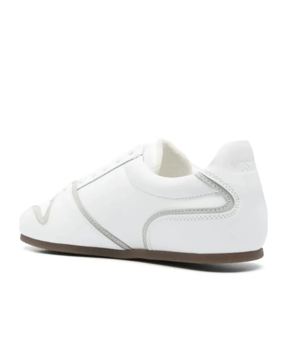Logo-Embossed Lace-Up Sneakers