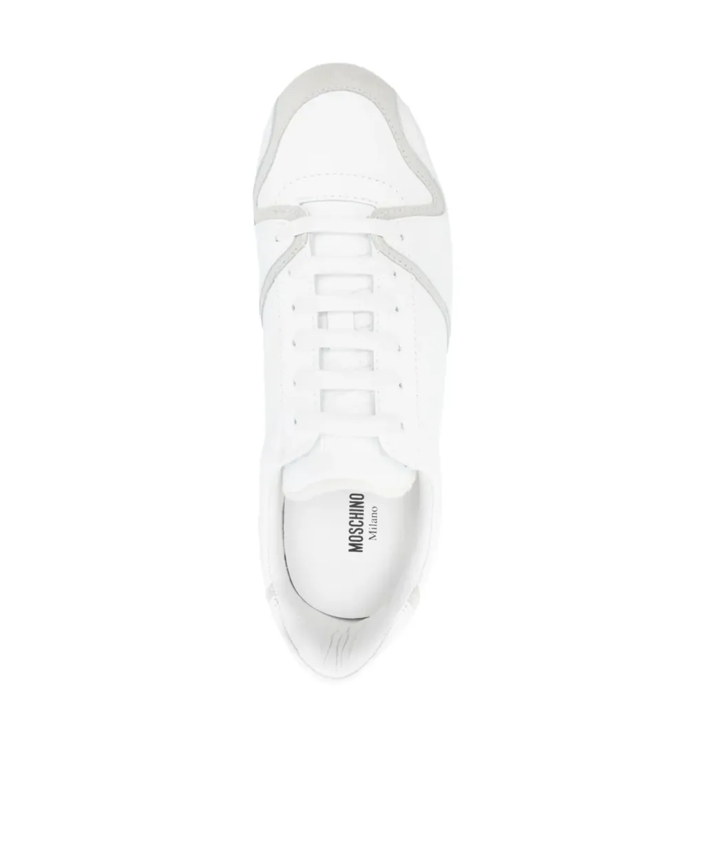 Logo-Embossed Lace-Up Sneakers