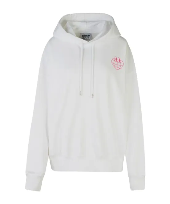 Logo Printed Drawstring Hoodie