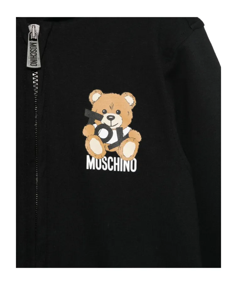 Teddy Bear-Printed Classic Hoodie