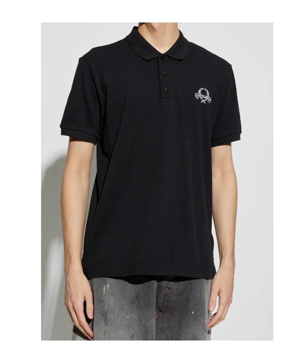 Laurel Embroidered Polo Shirt