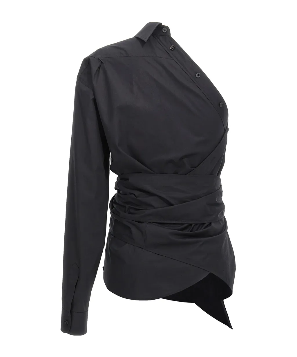 Asymmetric One-Shoulder Shirt