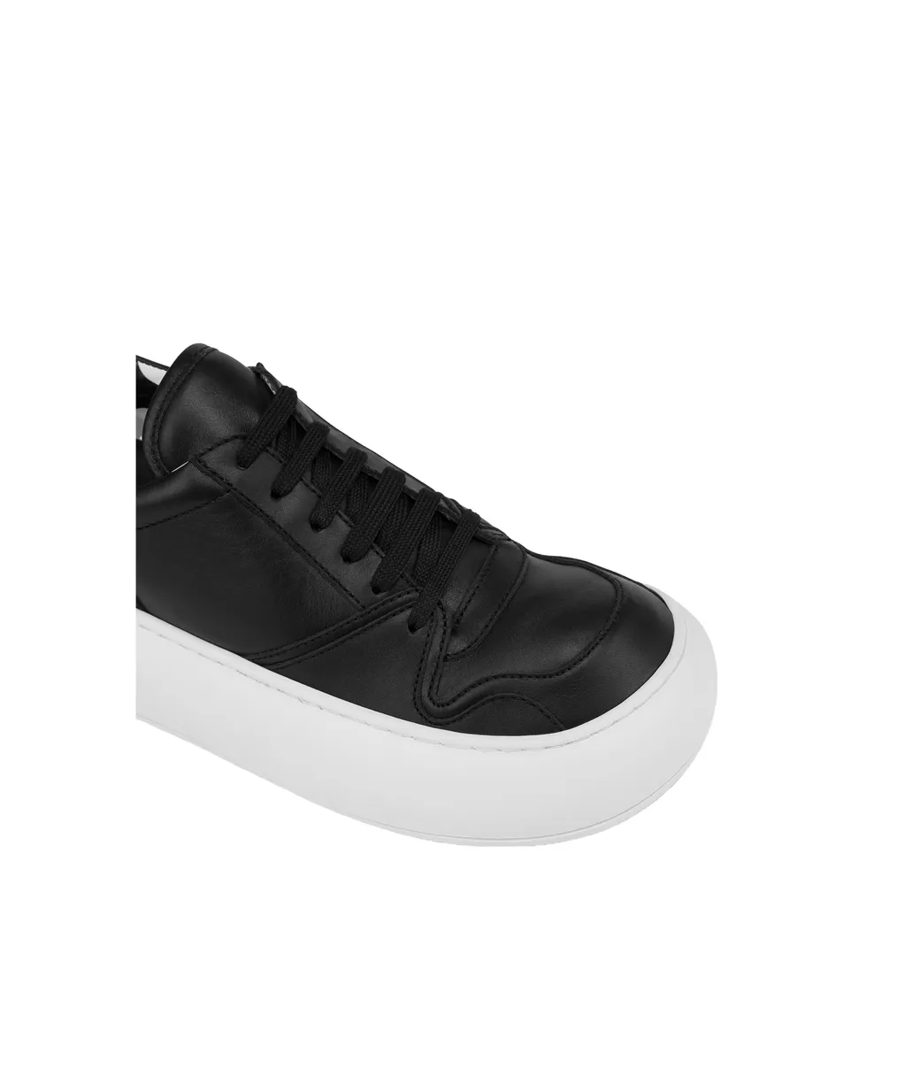 Round Toe Lace-Up Sneakers