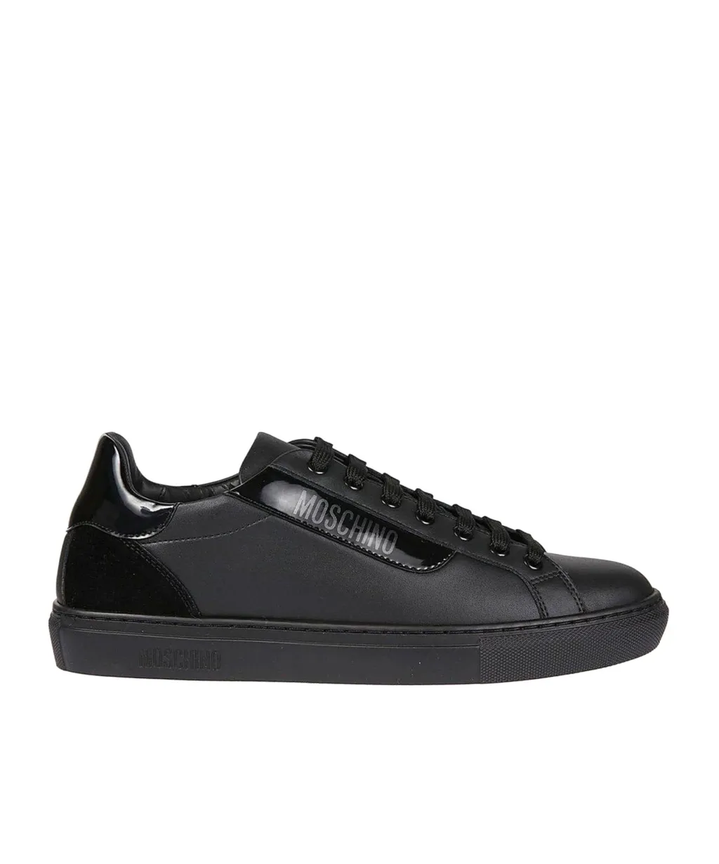 Logo-Printed Lace-Up Sneakers