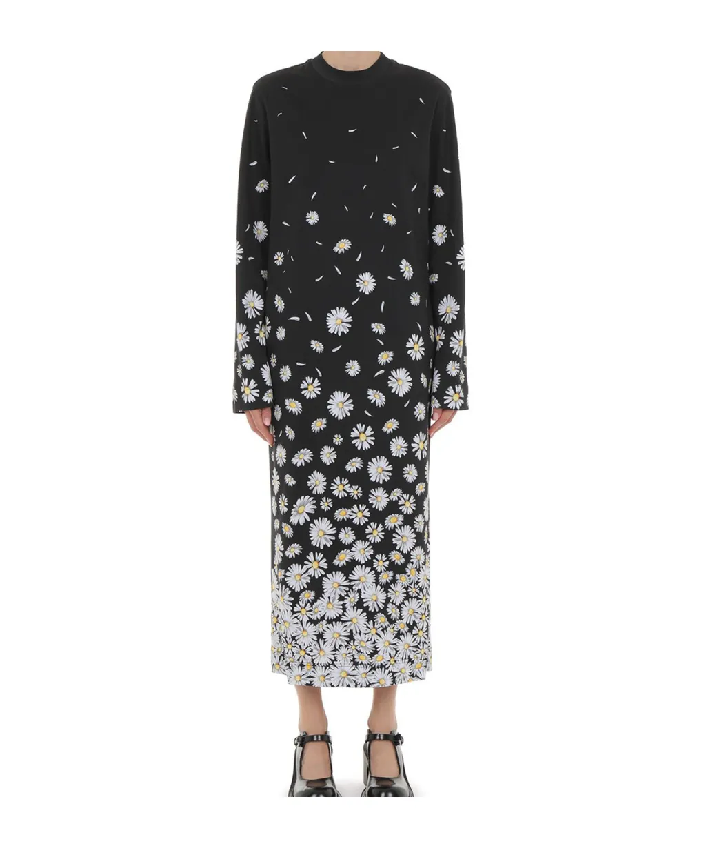 Long Interlock Daisy Degradé Dress