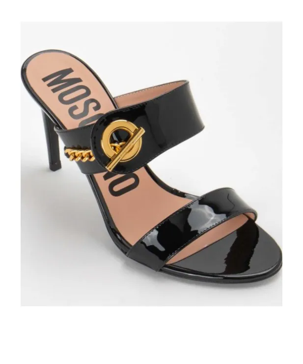 Round-Headed High-Heeled Sandals