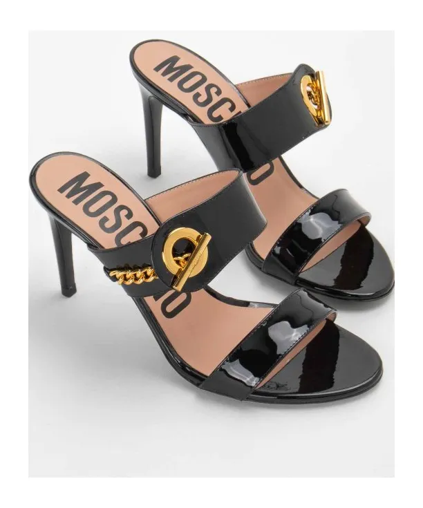 Round-Headed High-Heeled Sandals