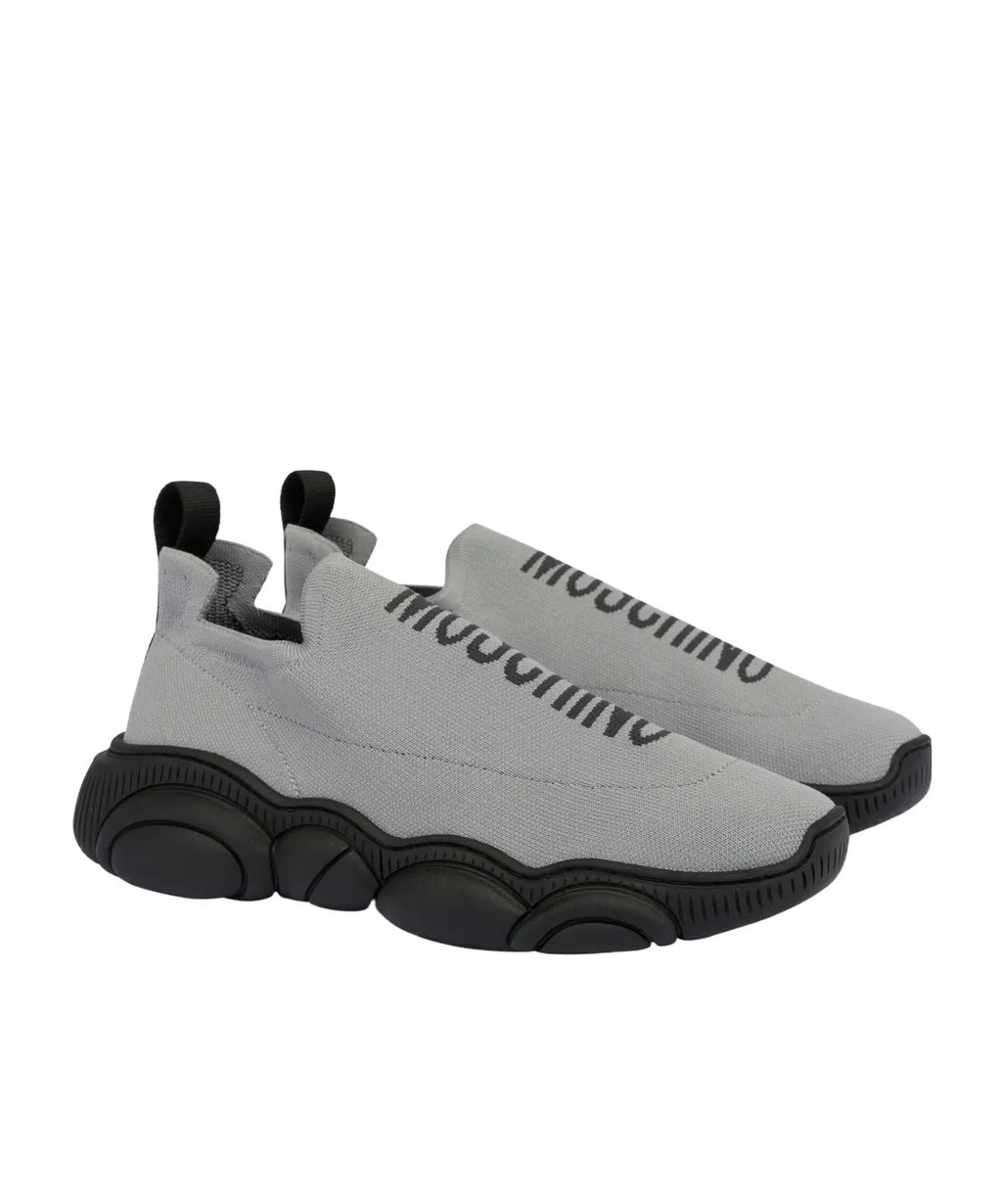 Logo-Intarsia Slip-On Sneakers