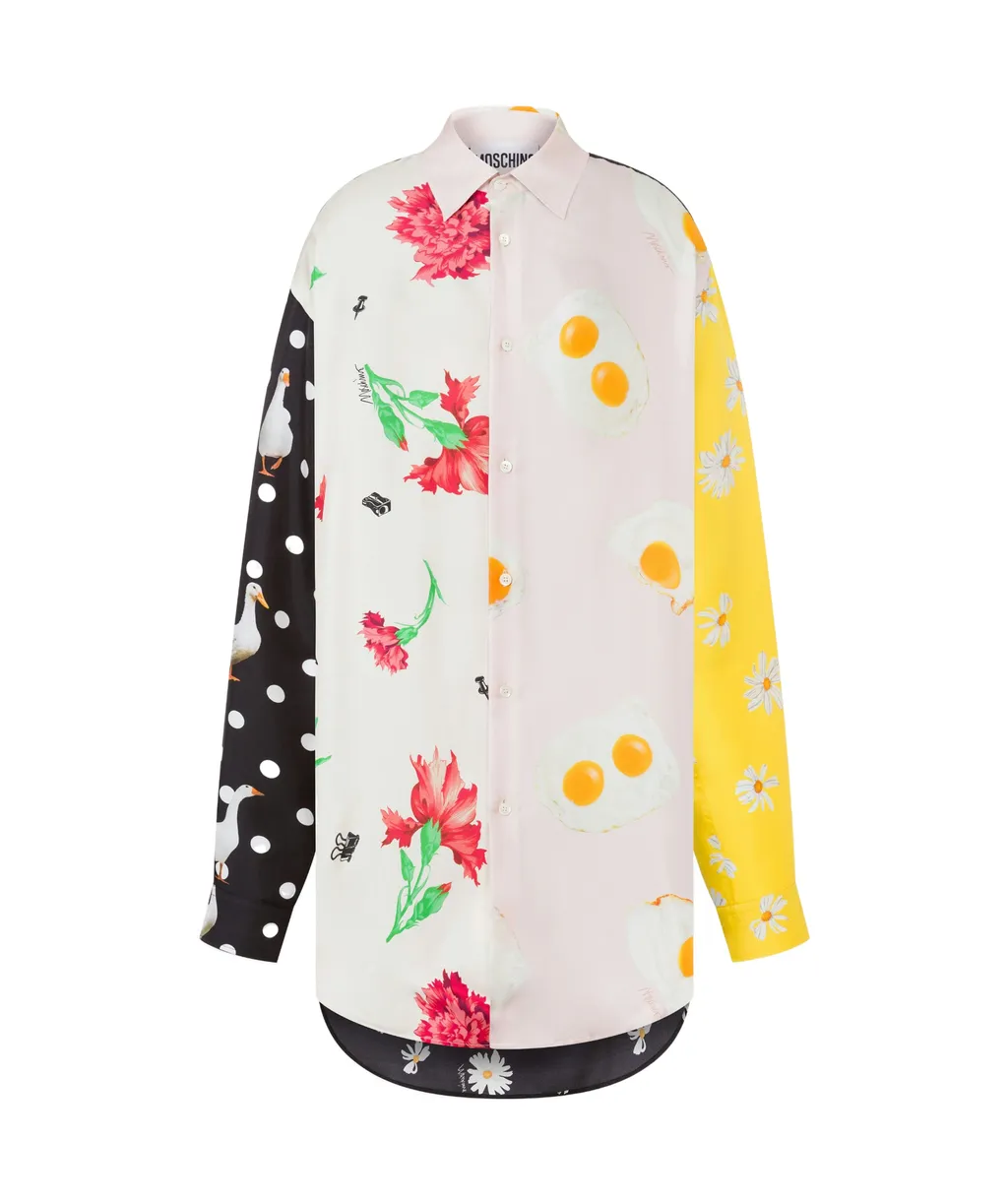 Patchwork Buttoned Shirt