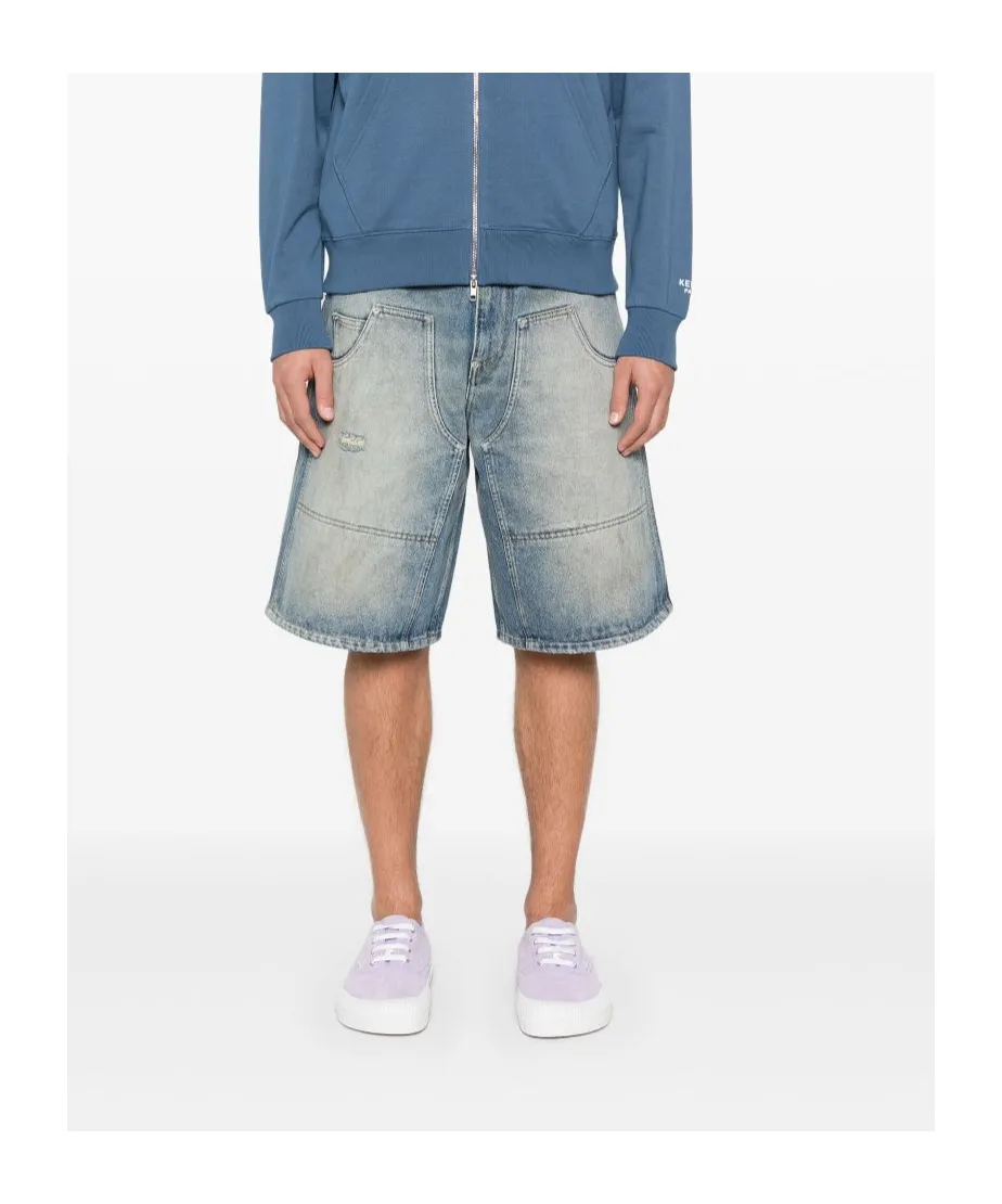 Pocket Detailed Denim Shorts