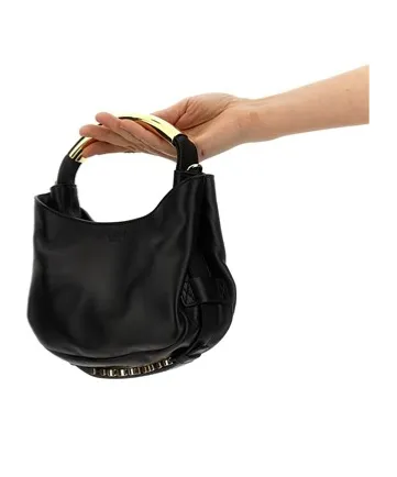 Logo Detailed Top Handle Bag