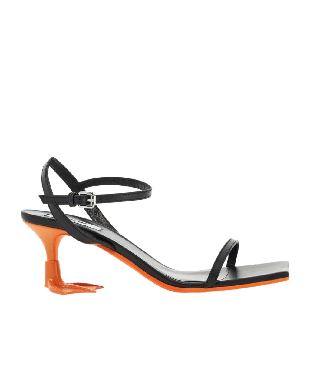 Square-Heel High Heeled Sandals