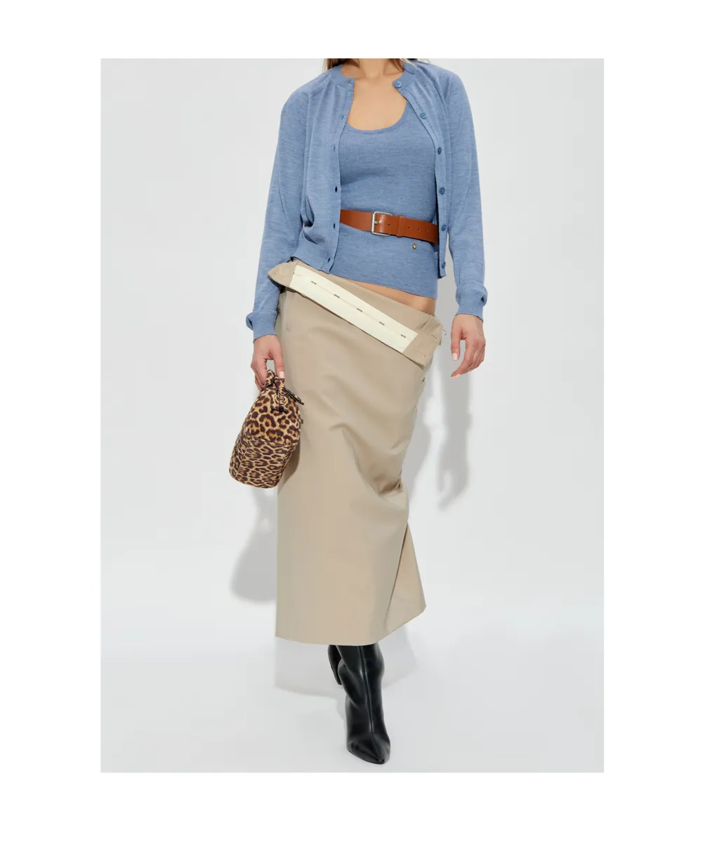 Cut-Out Knit Cardigan