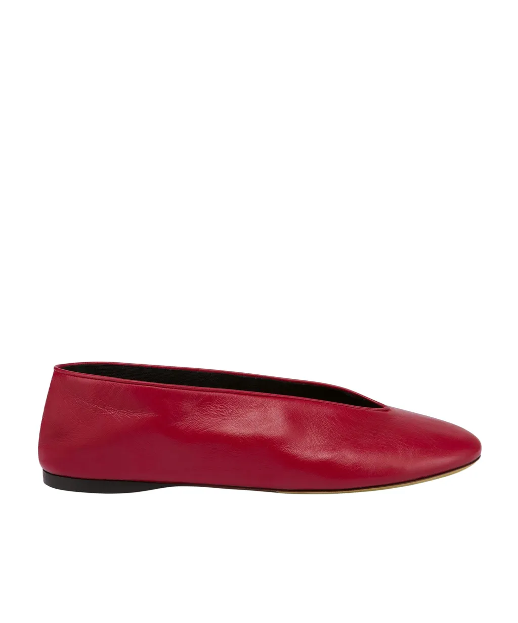 Leather Ballerina Shoes