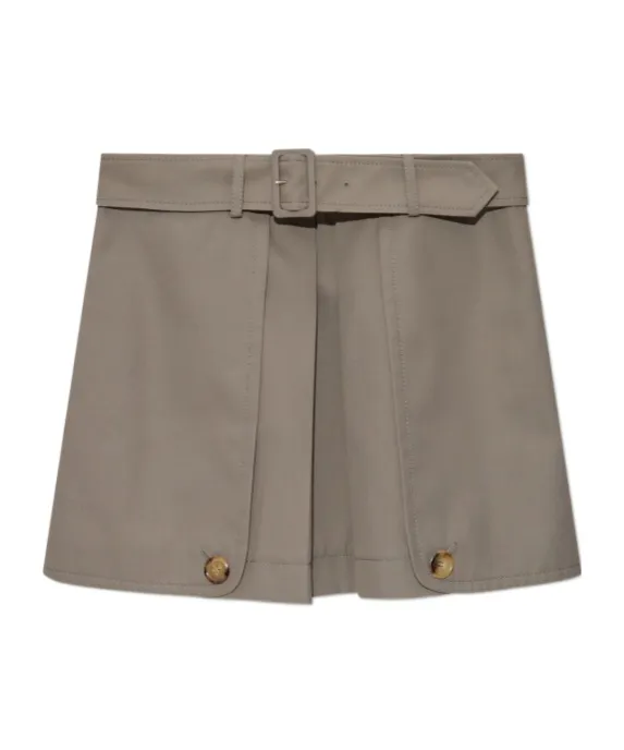 Belted Mini Skirt