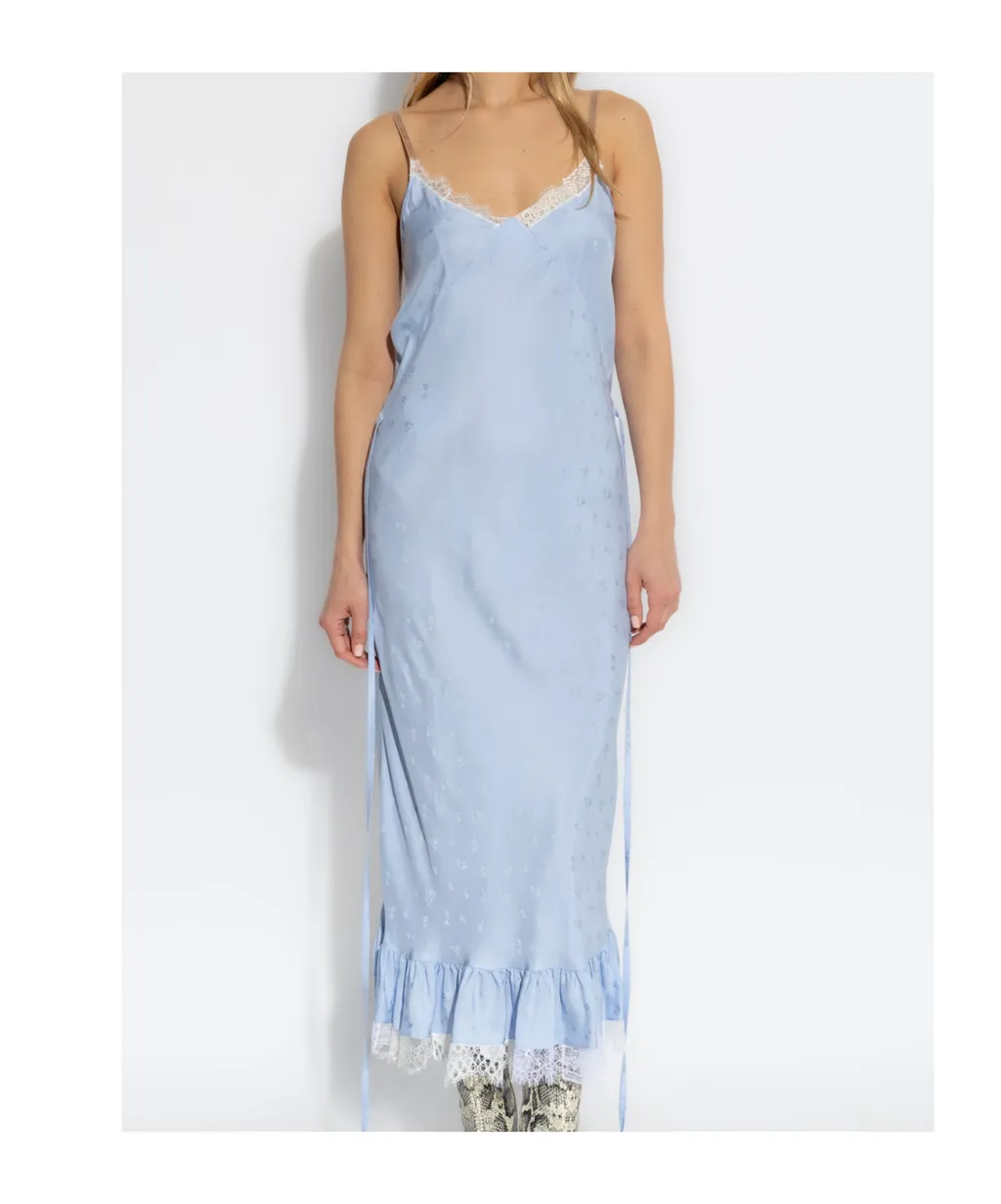 Floral Jacquard Maxi Dress
