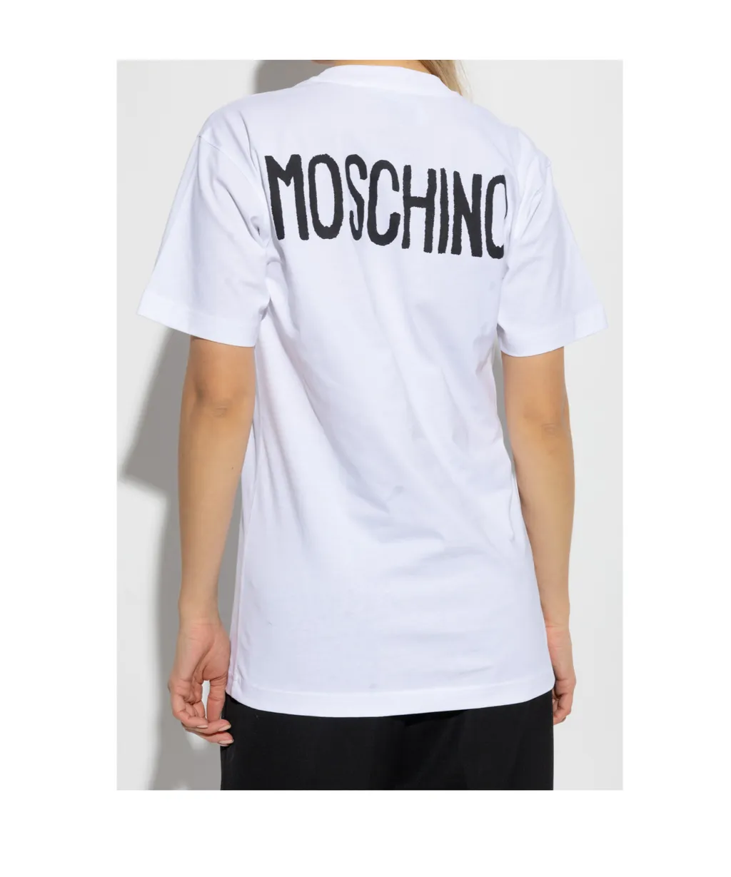 Slogan-Printed Crewneck T-Shirt