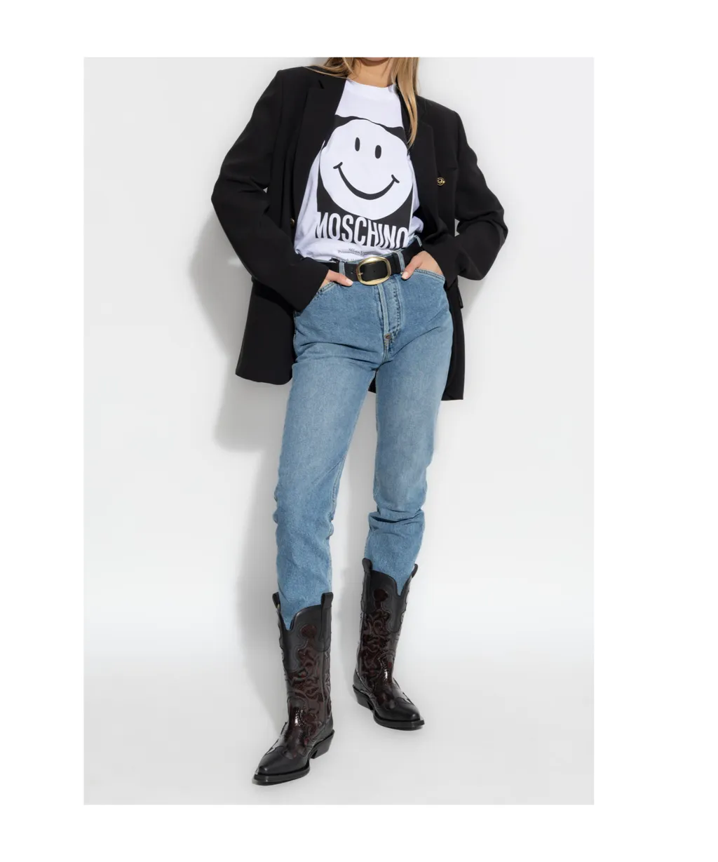 Single-Breasted Crepe Blazer