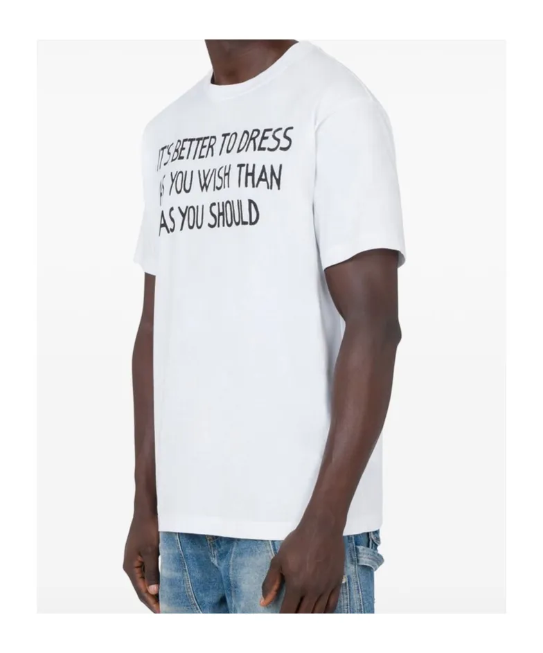 Slogan-Print T-Shirt