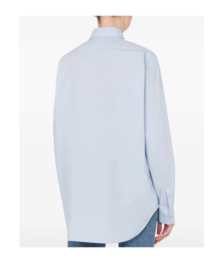 Blotch-Print Long-Sleeved Shirt