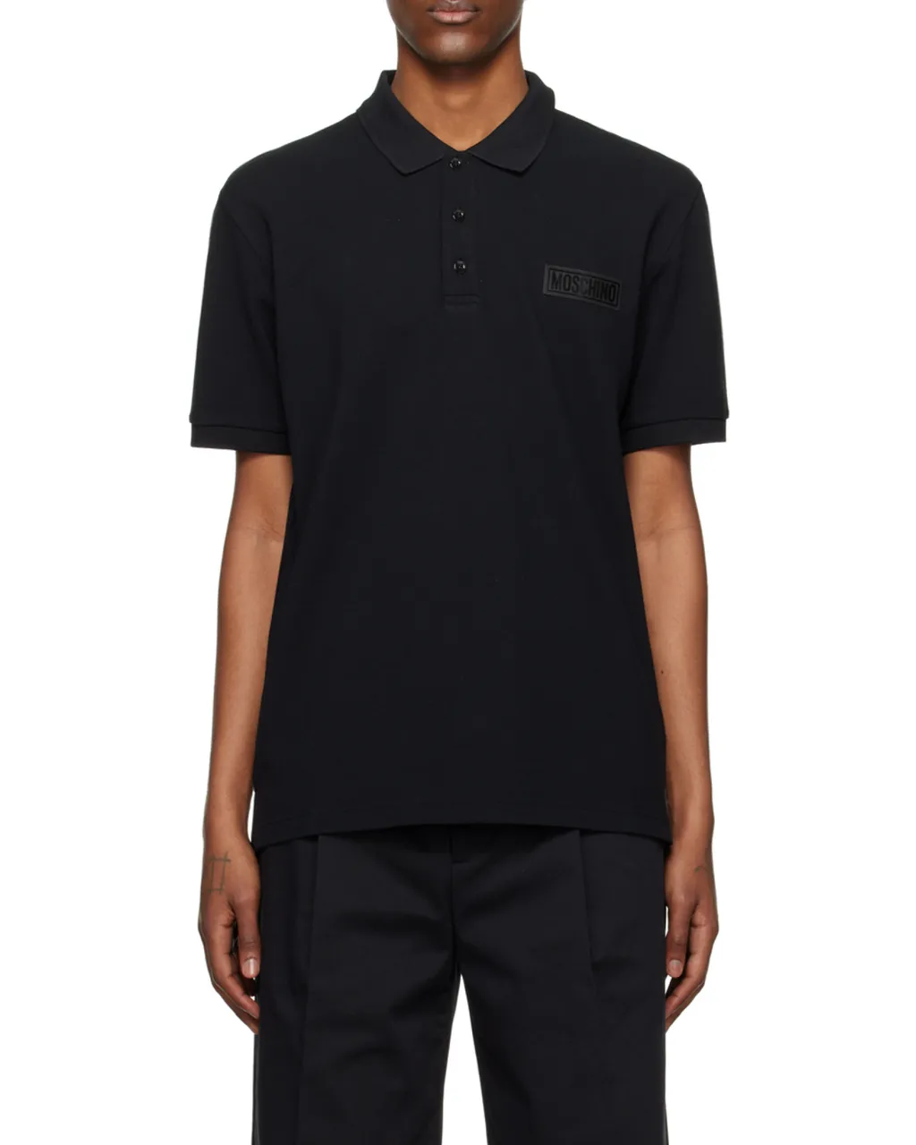 Buckle Short Sleeve Polo Shirt