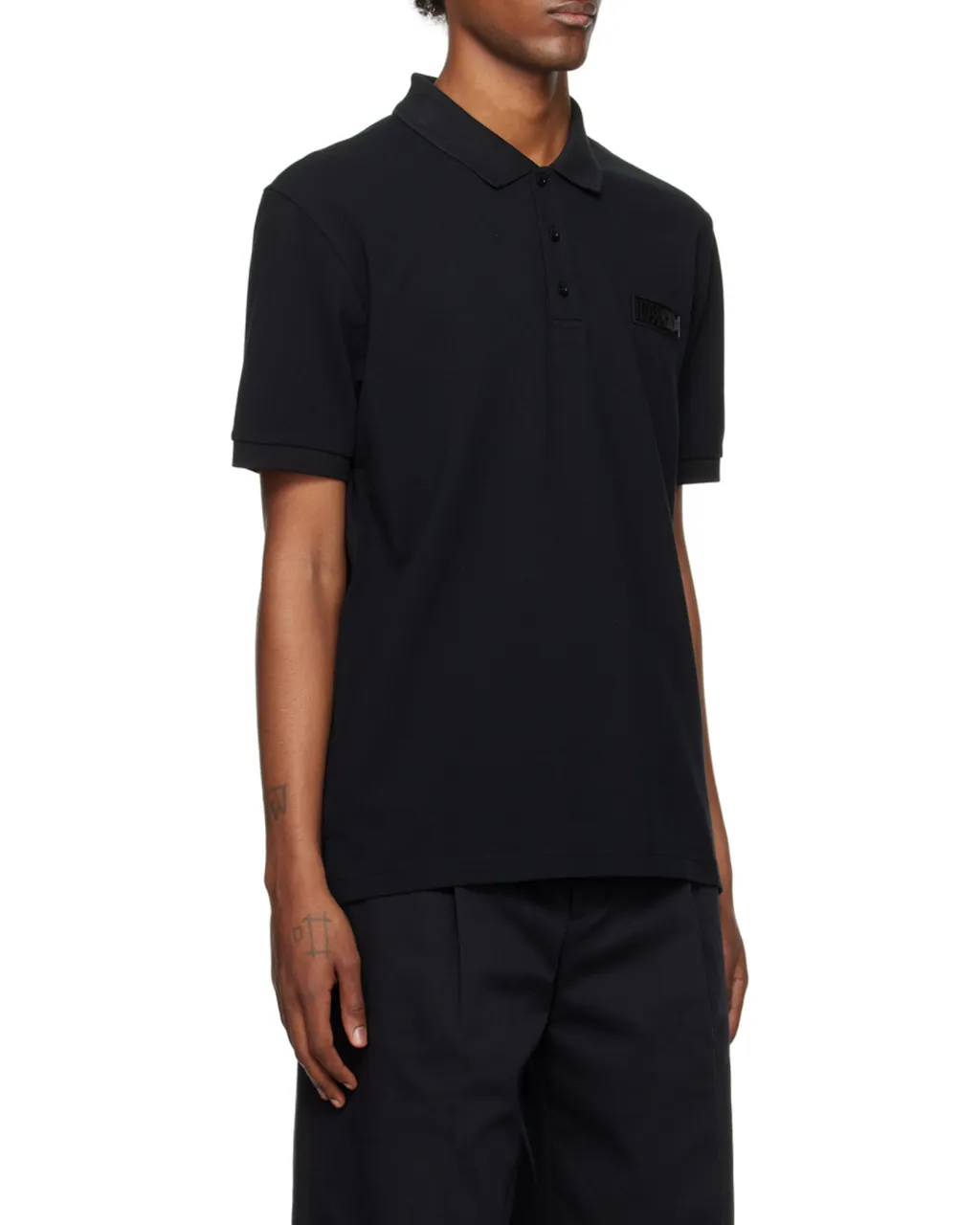 Buckle Short Sleeve Polo Shirt