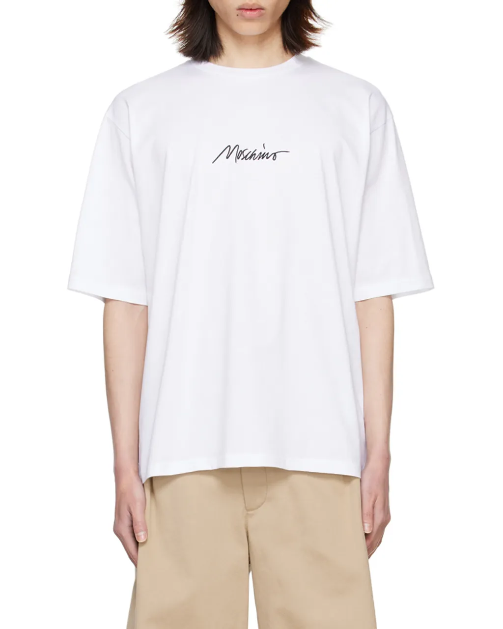 Round Collar Embroidered T-Shirt