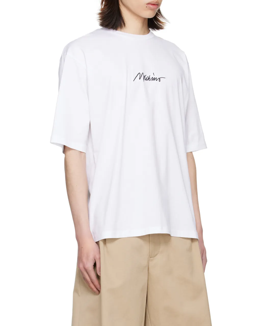 Round Collar Embroidered T-Shirt