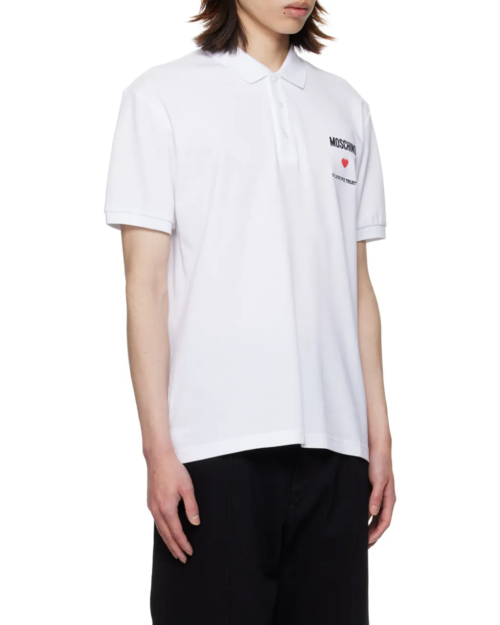 Logo Button-Down Polo Shirt