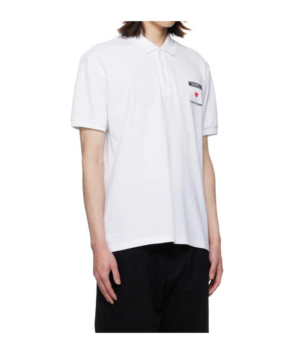 Logo Button-Down Polo Shirt