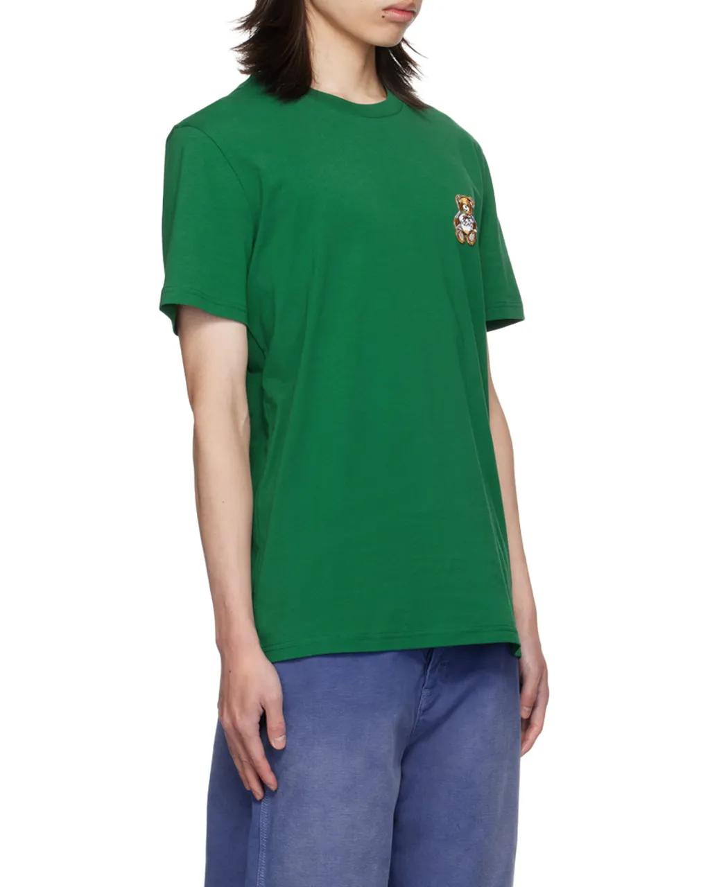 Logo Pattern Patch T-Shirt