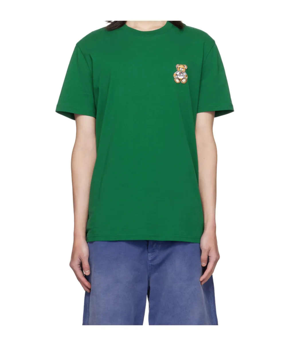 Logo Pattern Patch T-Shirt