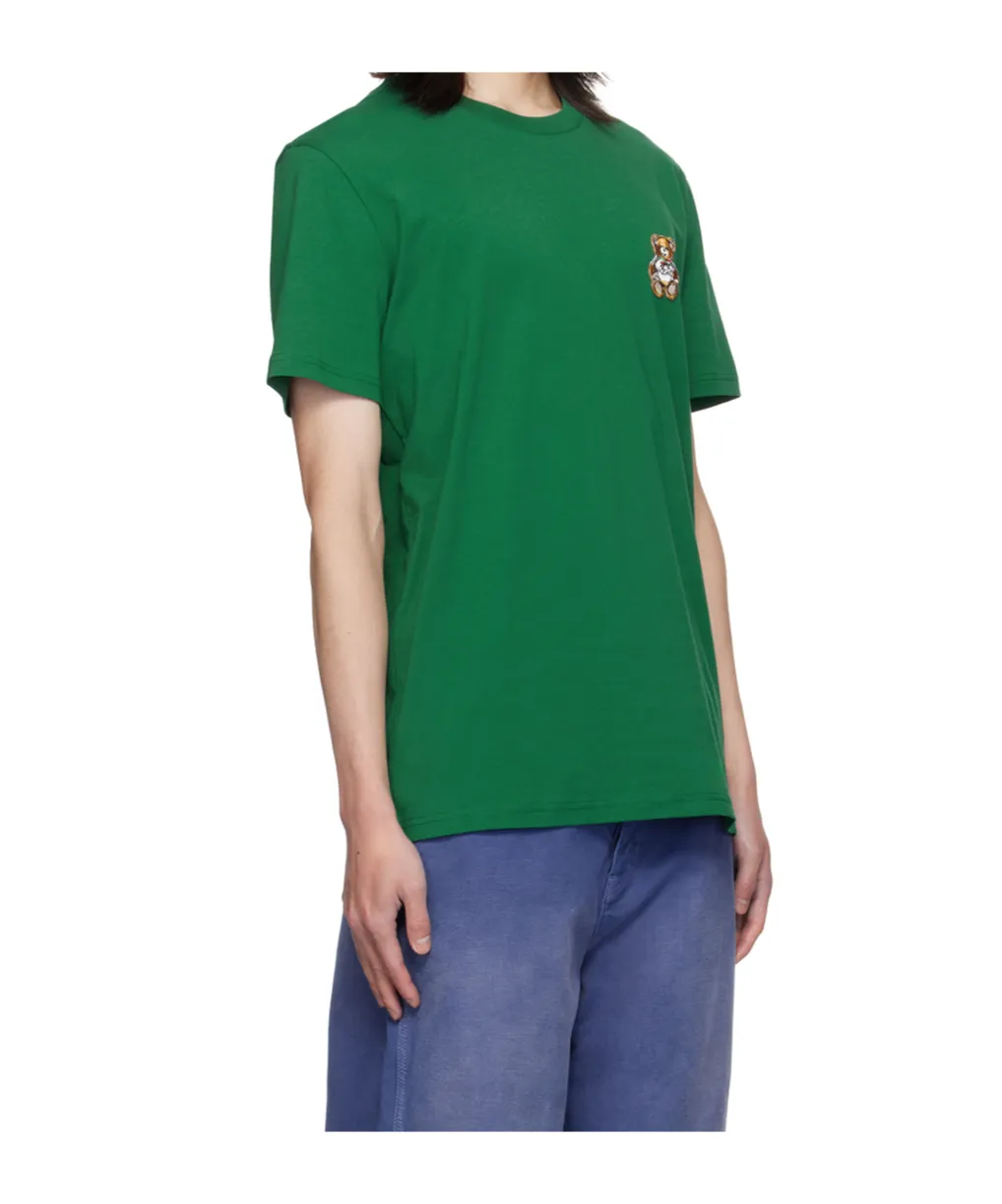 Logo Pattern Patch T-Shirt