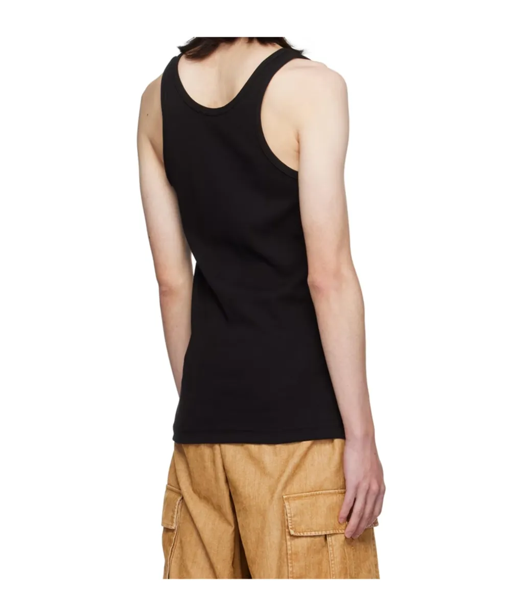 Logo Pattern Embroidered Vest