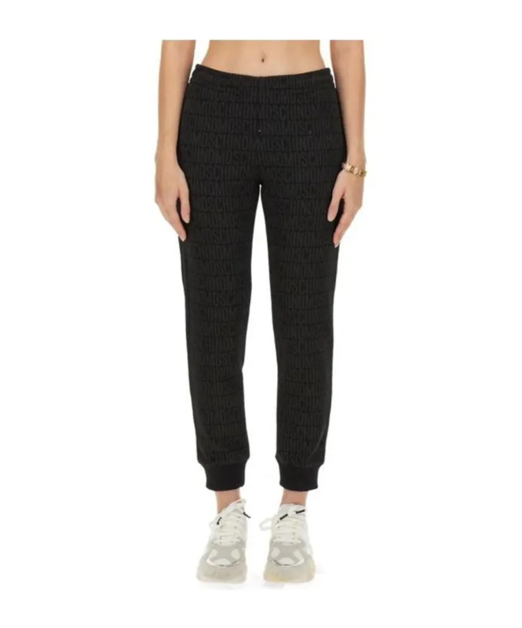 Elastic Waist-Edge Sweatpants